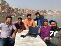 Agnathavasi Working Stills